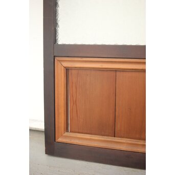 プレスガラス 中型ガラス建具 2枚1組　GD0079 