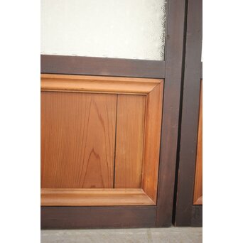 プレスガラス 中型ガラス建具 2枚1組　GD0079 