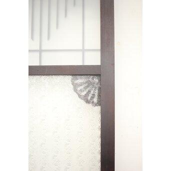 プレスガラス 中型ガラス建具 2枚1組　GD0079 