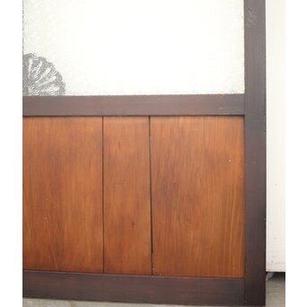 プレスガラス 中型ガラス建具 2枚1組　GD0079 