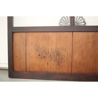 プレスガラス 中型ガラス建具 2枚1組　GD0079 