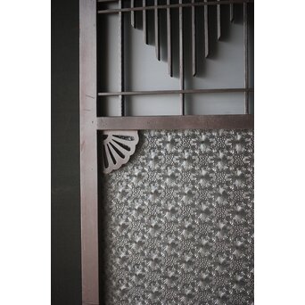 プレスガラス 中型ガラス建具 2枚1組　GD0079 