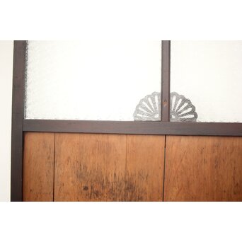 プレスガラス 中型ガラス建具 2枚1組　GD0079 