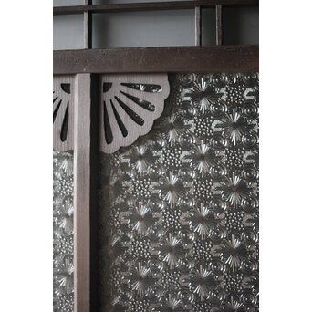 プレスガラス 中型ガラス建具 2枚1組　GD0079 