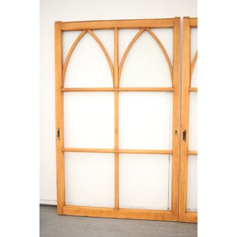 ステンドガラス調 中型ガラス戸 4枚1組　GD0081YD 