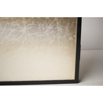 表具師 奥村吉兵衛【瑞鳳腰風炉先屏風】自筆画賛 鵬雲斎書付 共箱　Z275 