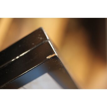 表具師 奥村吉兵衛【瑞鳳腰風炉先屏風】自筆画賛 鵬雲斎書付 共箱　Z275 