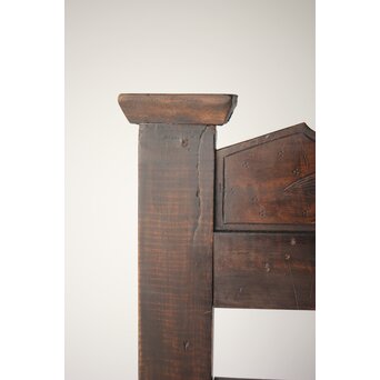 古軽井沢彫 竹文衝立/パーテーション　X322 