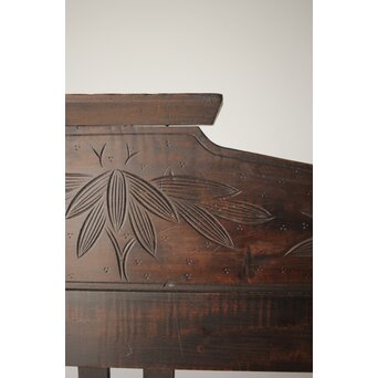 古軽井沢彫 竹文衝立/パーテーション　X322 