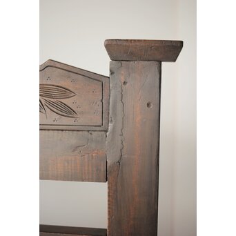 古軽井沢彫 竹文衝立/パーテーション　X322 