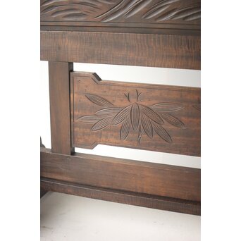 古軽井沢彫 竹文衝立/パーテーション　X322 