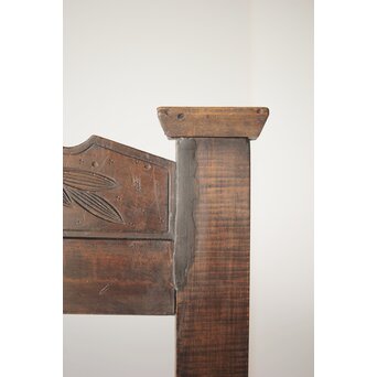 古軽井沢彫 竹文衝立/パーテーション　X322 