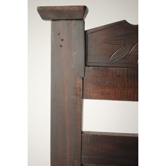 古軽井沢彫 竹文衝立/パーテーション　X322 