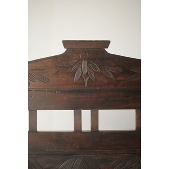 古軽井沢彫 竹文衝立/パーテーション　X322 