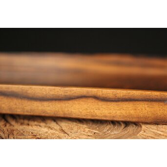 上杢長方煎茶盆/香盆　X323 