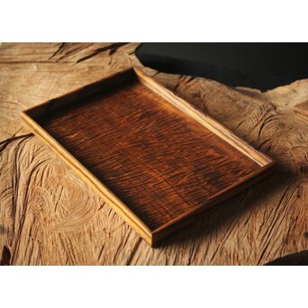 上杢長方煎茶盆/香盆　X323 