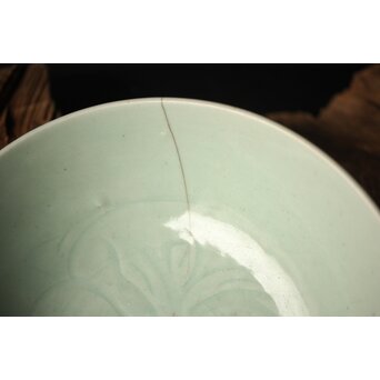 古伊万里 青磁大鉢　P305 