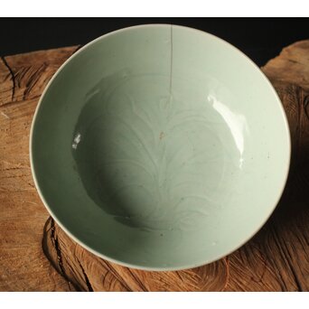 古伊万里 青磁大鉢　P305 