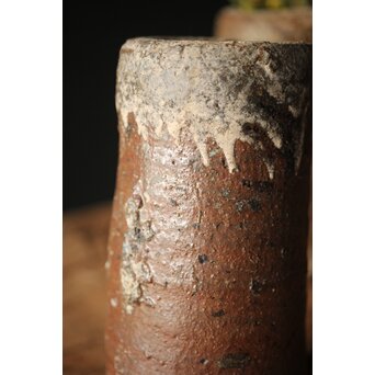 サンカローク窯 宋胡禄 窯道具 サヤ 花器 4点1組　P306 