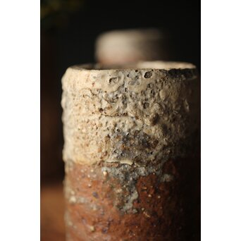 サンカローク窯 宋胡禄 窯道具 サヤ 花器 4点1組　P306 