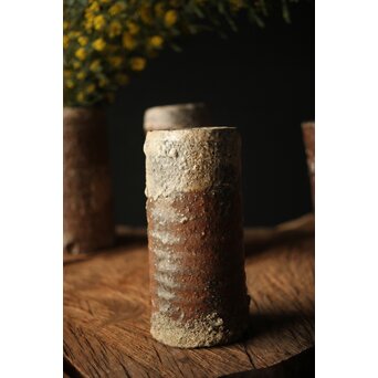 サンカローク窯 宋胡禄 窯道具 サヤ 花器 4点1組　P306 