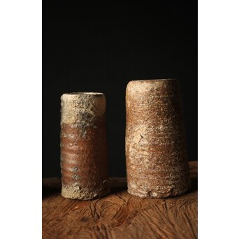 サンカローク窯 宋胡禄 窯道具 サヤ 花器 4点1組　P306 