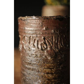 サンカローク窯 宋胡禄 窯道具 サヤ 花器 4点1組　P306 