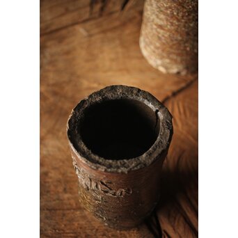 サンカローク窯 宋胡禄 窯道具 サヤ 花器 4点1組　P306 