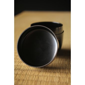 加賀蒔絵師 坂下雄峰 南天蒔絵 大棗 共箱　Q287 