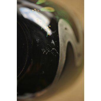 吉田一峰 鵬雲斎好 流水春草蒔絵 大棗 共箱　Q289 