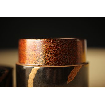 宗勝作 鳳凰蒔絵 中次/棗　Q290 