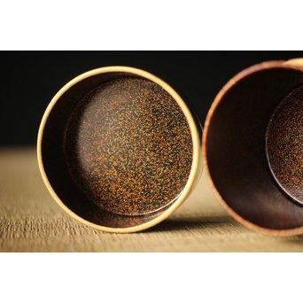 宗勝作 鳳凰蒔絵 中次/棗　Q290 