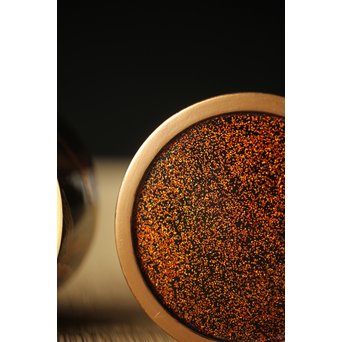 宗勝作 鳳凰蒔絵 中次/棗　Q290 