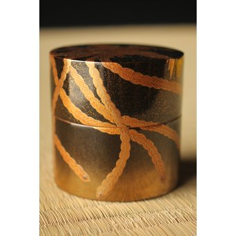 宗勝作 鳳凰蒔絵 中次/棗　Q290 