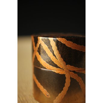 宗勝作 鳳凰蒔絵 中次/棗　Q290 