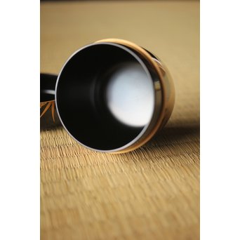 細川司光 稲穂蒔絵 大棗 共箱　Q291 