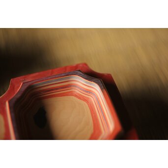 正春作 堆漆香合　Q291 