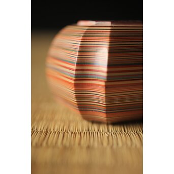 正春作 堆漆香合　Q291 