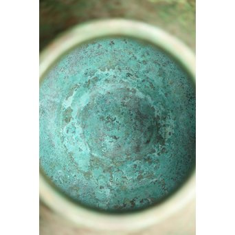 田中一秋×岡崎雪聲 合作 青銅鍑式花瓶　M295 