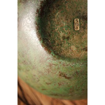 田中一秋×岡崎雪聲 合作 青銅鍑式花瓶　M295 