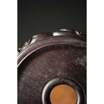 田中一秋×岡崎雪聲 合作 青銅鍑式花瓶　M295 