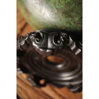 田中一秋×岡崎雪聲 合作 青銅鍑式花瓶　M295 