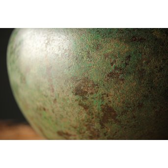 田中一秋×岡崎雪聲 合作 青銅鍑式花瓶　M295 