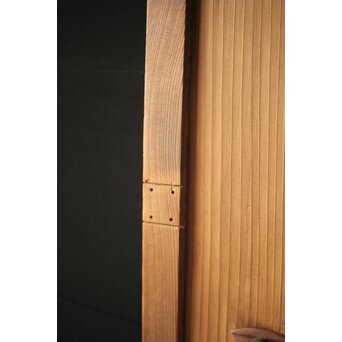 竹装飾のすりガラス雪隠戸　GD0082 