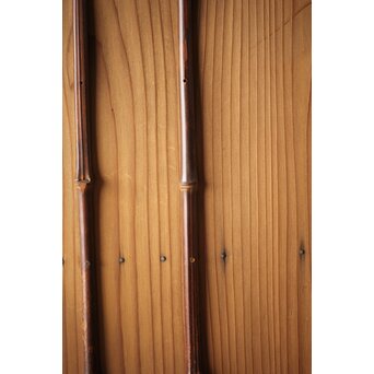 竹装飾のすりガラス雪隠戸　GD0082 