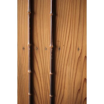 竹装飾のすりガラス雪隠戸　GD0082 