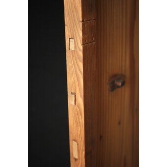 竹装飾のすりガラス雪隠戸　GD0082 