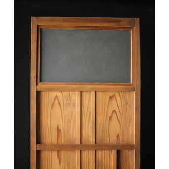 竹装飾のすりガラス雪隠戸　GD0082 