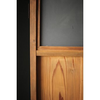 竹装飾のすりガラス雪隠戸　GD0082 