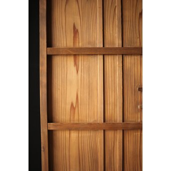 竹装飾のすりガラス雪隠戸　GD0082 